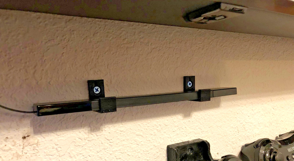 Nintendo Wii U Sensor Bar Wall Mount