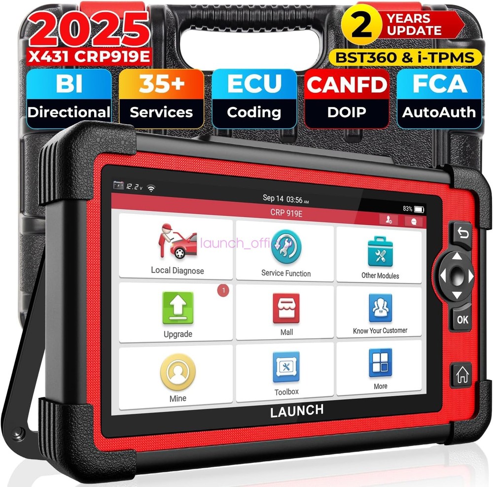 LAUNCH X431 CRP919E All Diagnostic Bidirectional Diagnostic Scan Tool ECU Coding
