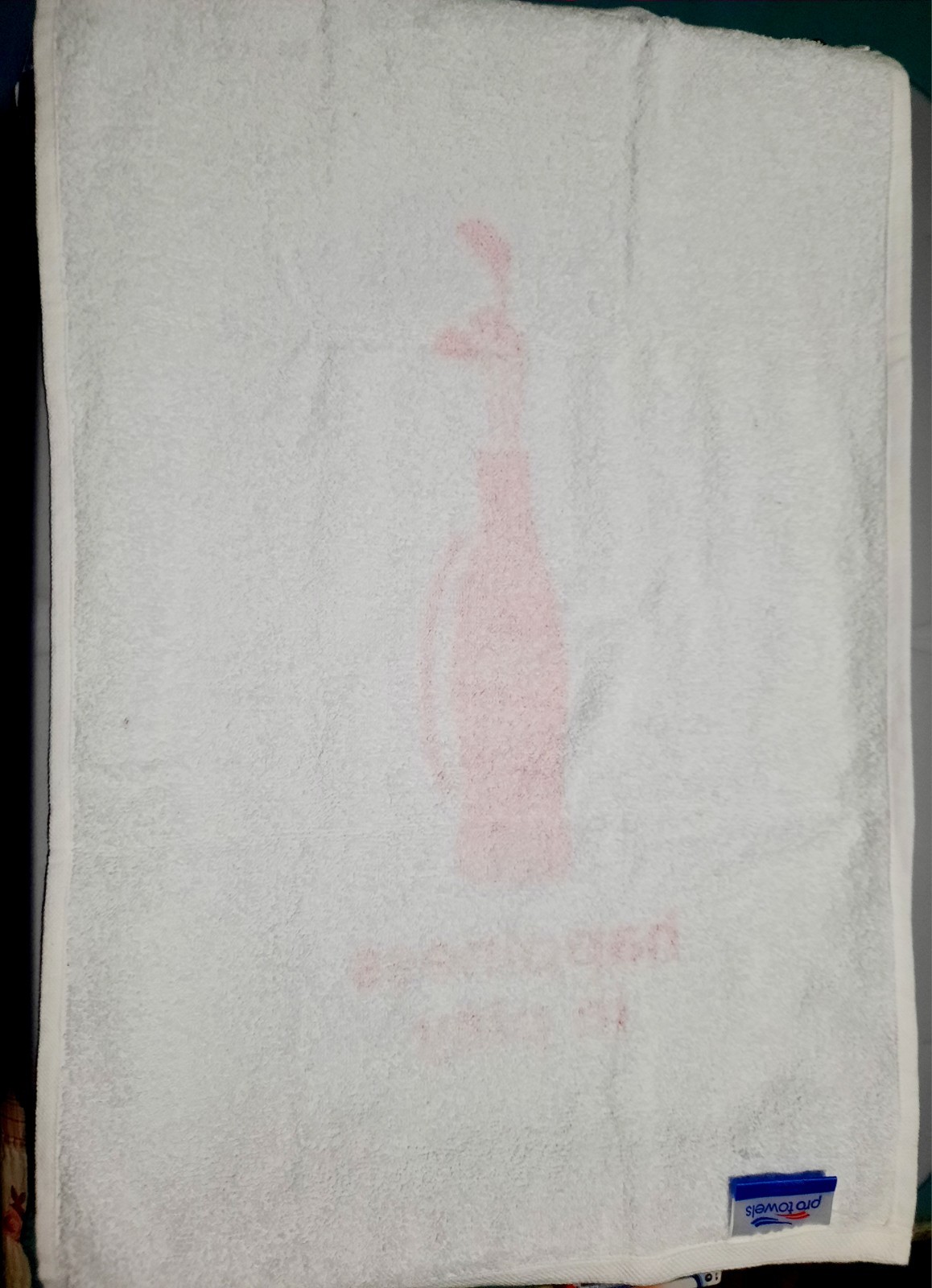 Vintage Coca-Cola Coke Golf Towel ProTowels Red Bottle Bag Clubs Clip-On