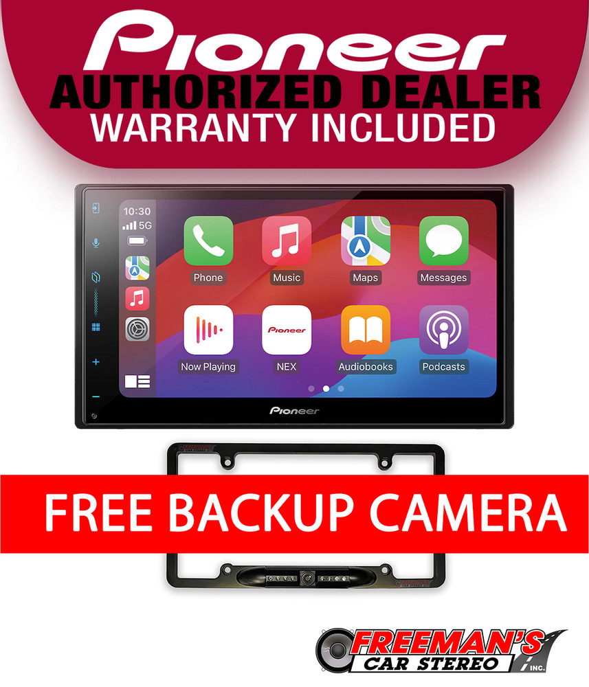 Pioneer DMH-W3050NEX + LPCAMFRAME Backup Camera Bundle