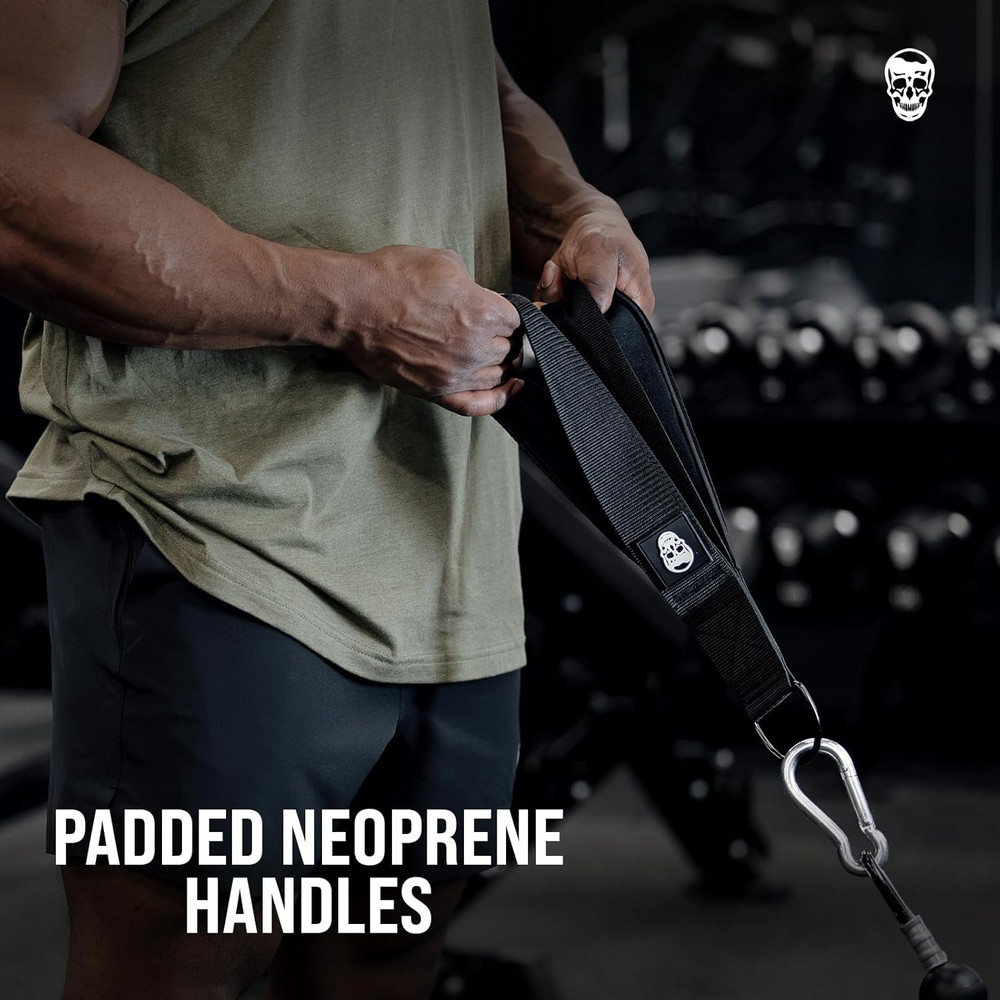 Tricep Rope Cable Attachment - Multi-Workout Tricep Pull Down Cable Attachment -