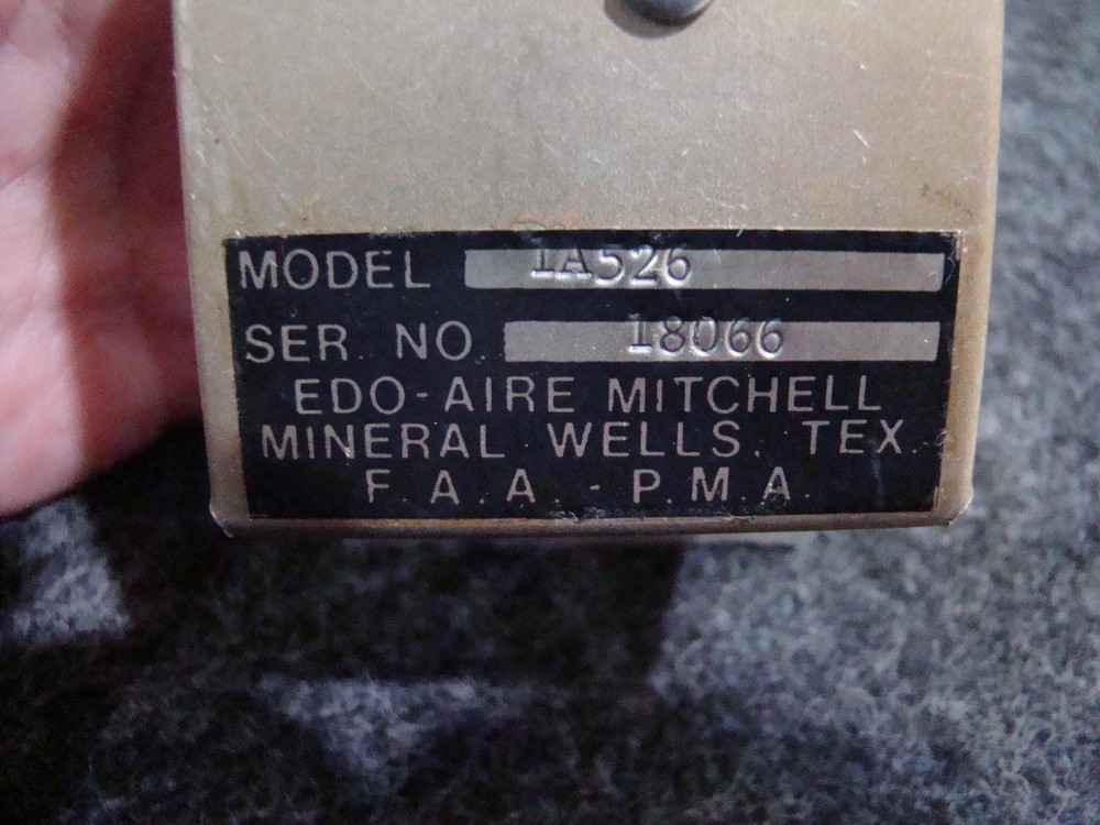 USED AVIONICS Edo-Aire Auto-Pilot Relay M: 1A526 MITCHELL