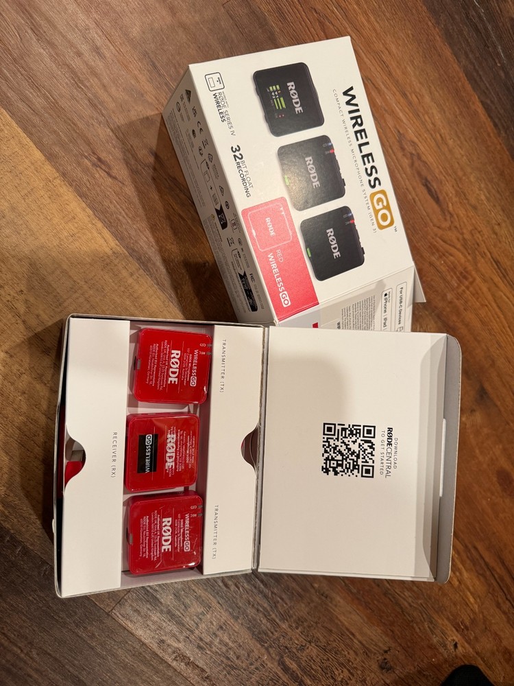 Rode Wireless GO (Gen 3) Digital Wireless Microphone Red