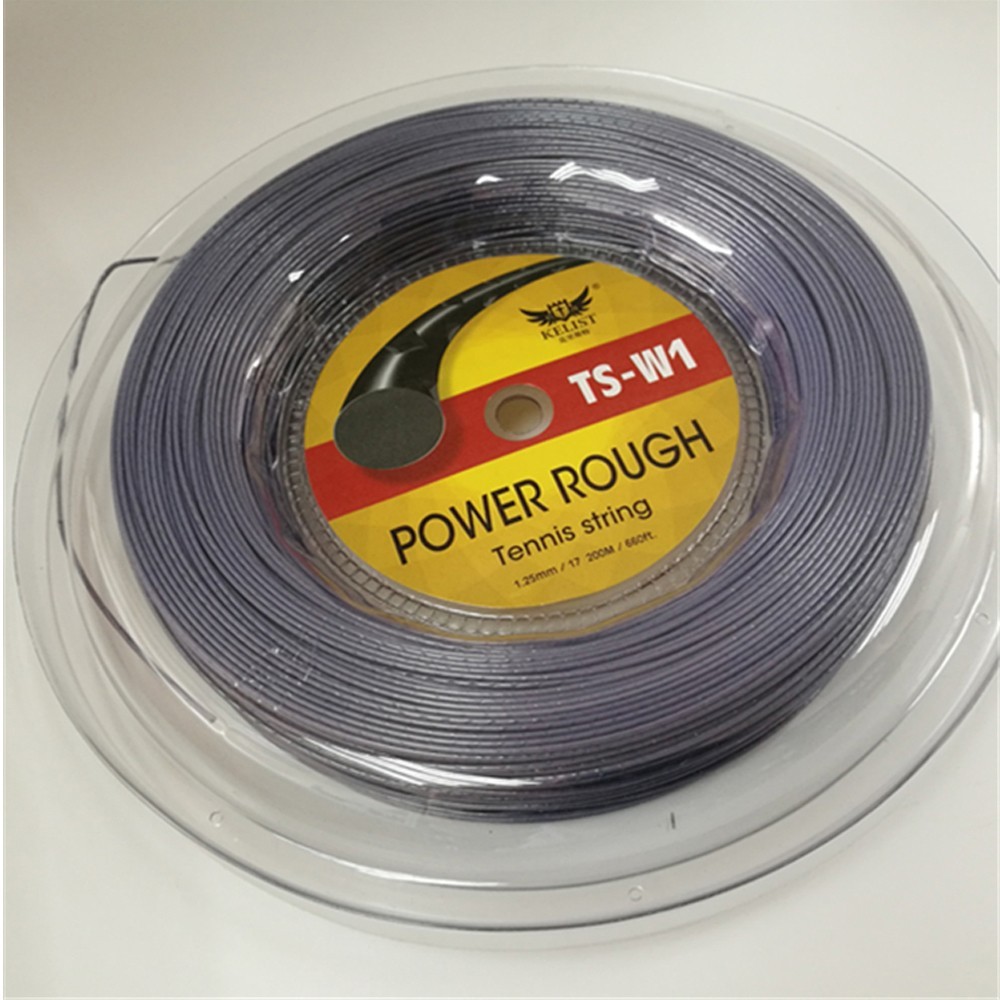 Rough Polyester Tennis String 200M Gray Color 1.25MM