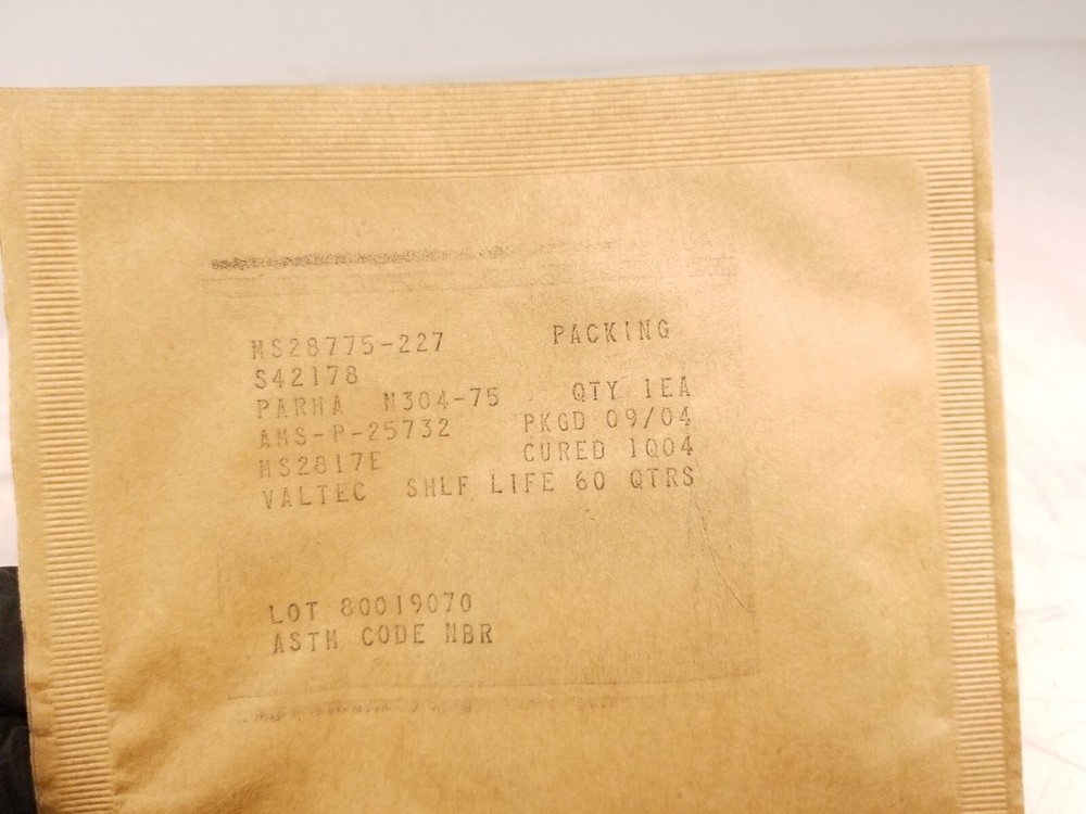 MS28775-227 Packing Free Shipping