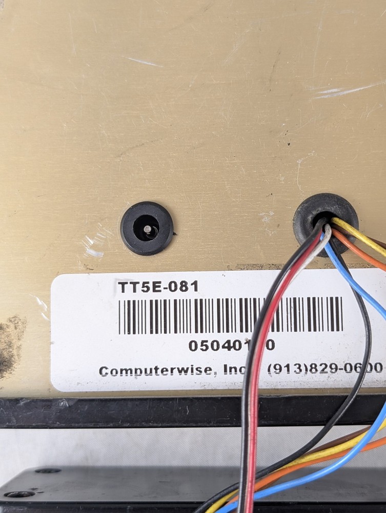ComputerWise TT5E-081 Data Collection Terminal No Power Supply Untested