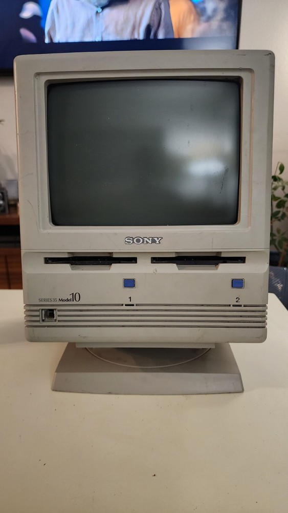 Sony System 35 Model 10 Word Processor w/ Manual & Software Rare Computer