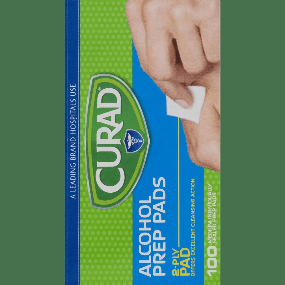 Curad Alcohol Prep Pads, 100 ct.