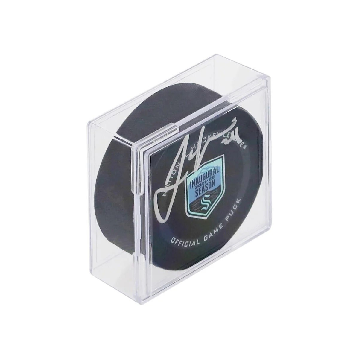 NHL Hockey Puck Holder Display Case Acrylic Square BCW Memorabilia Autograph BOX