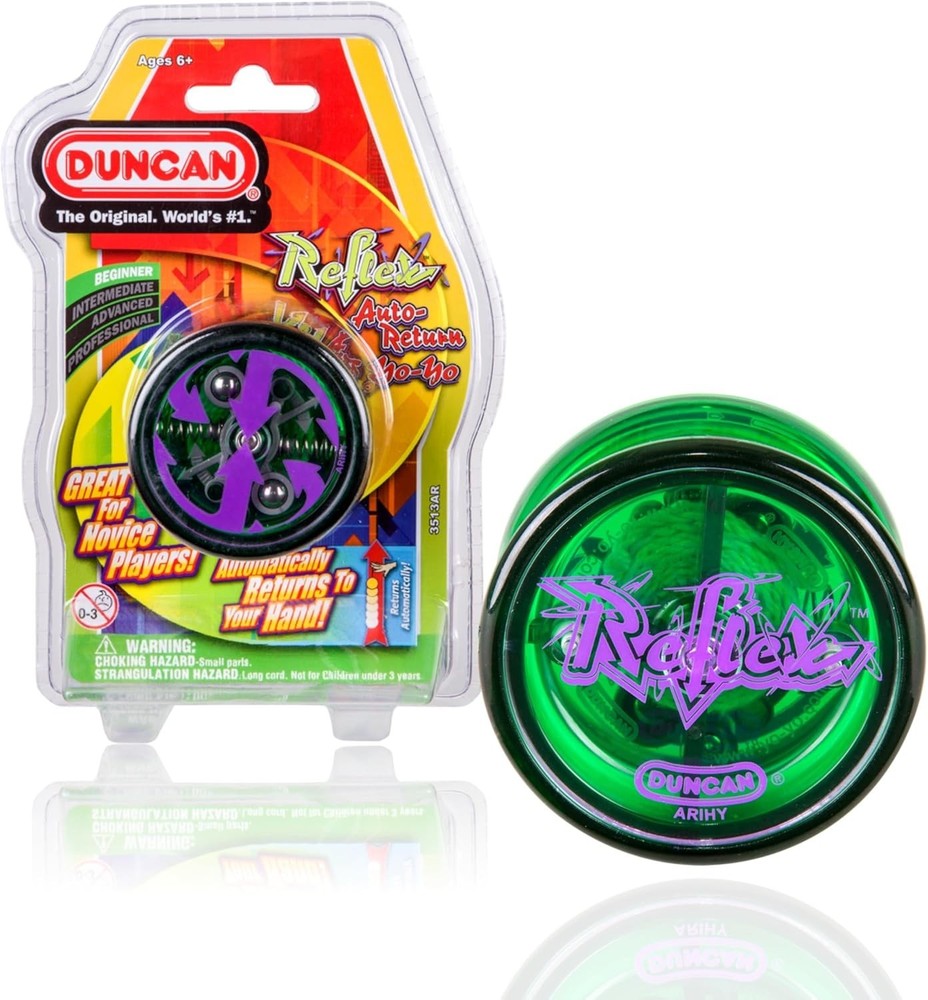 Durable Reflex Beginner Yo-Yo - Green Automatic Return for Easy Learning
