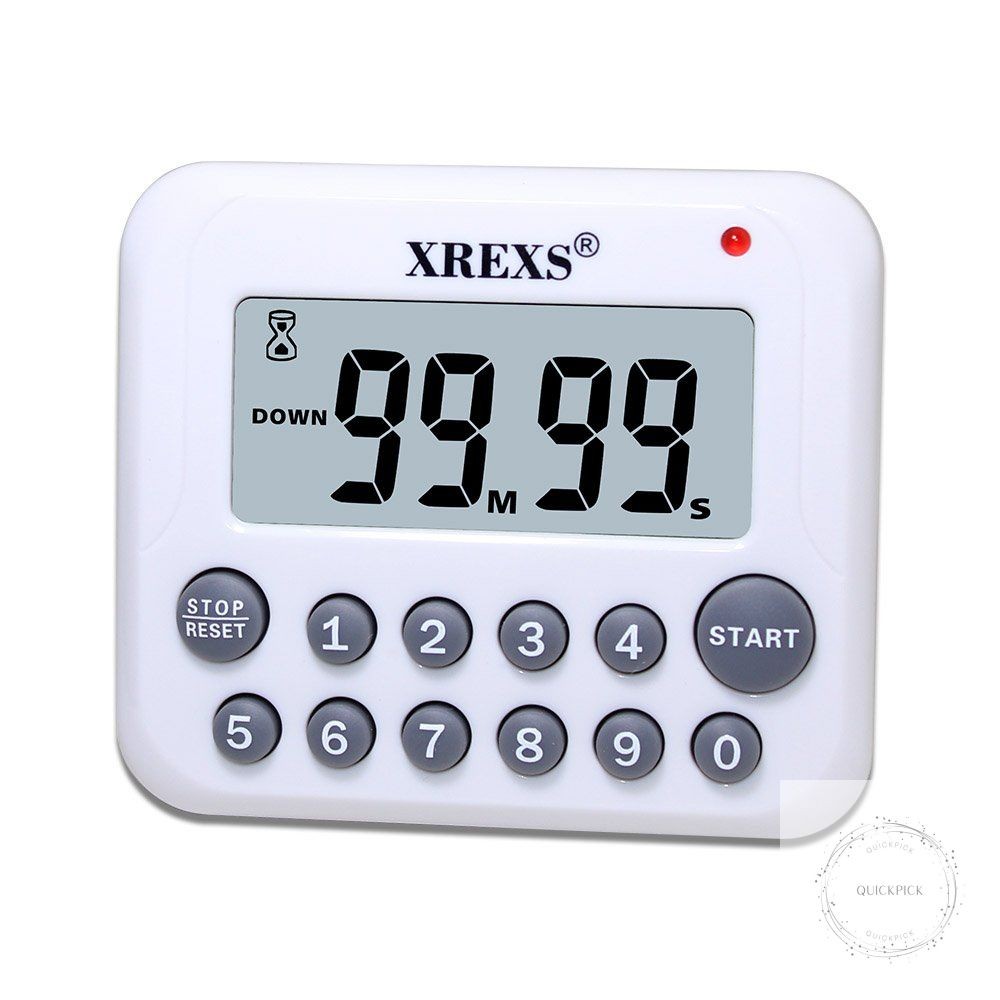 Digital Kitchen Timer Magnetic Countdown Up Cooking Timer Clock with Magnet Back