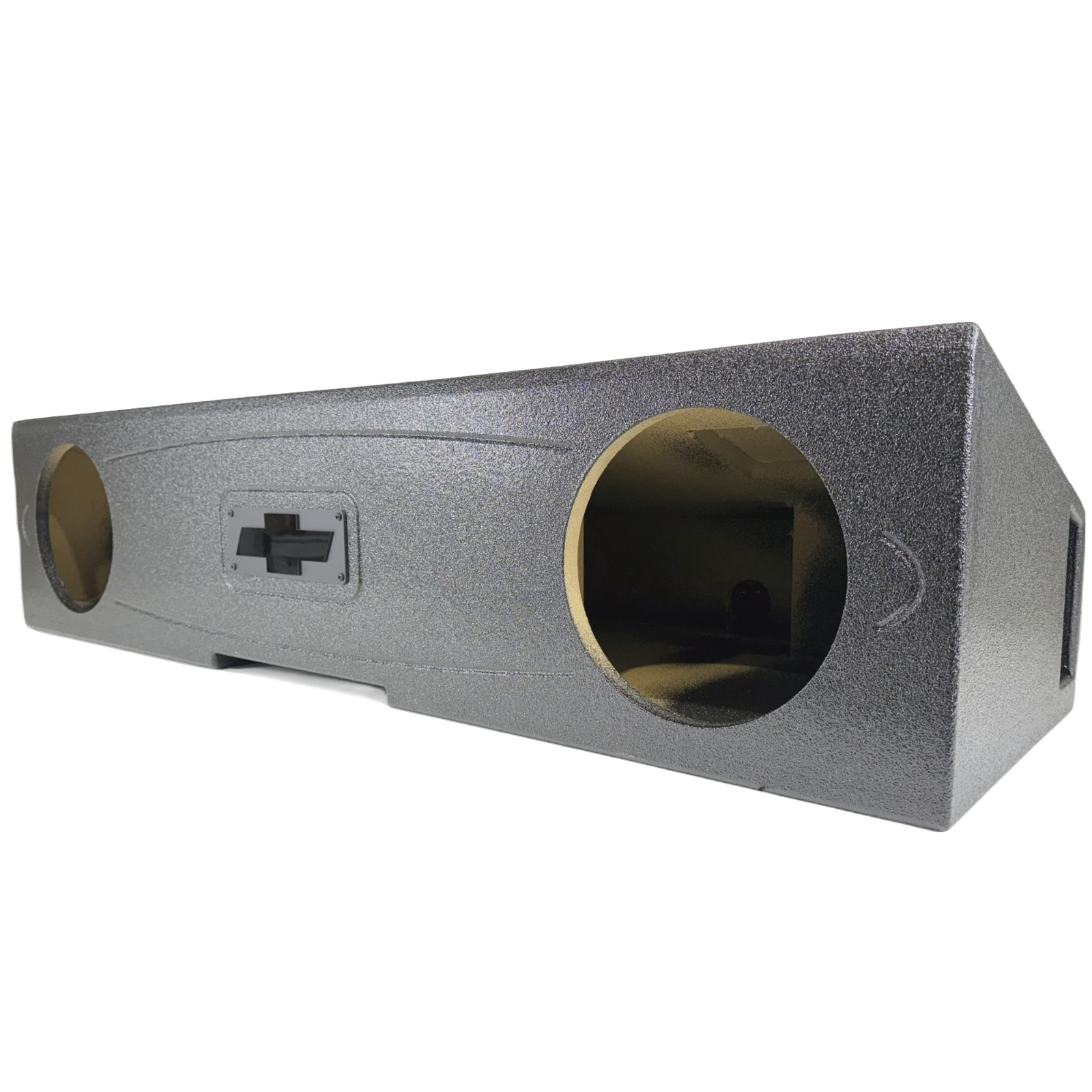 SubWoofer Box Chevy Silverado Gmc Sierra 19-24 Crew Cab 2X10 Woofers Ported
