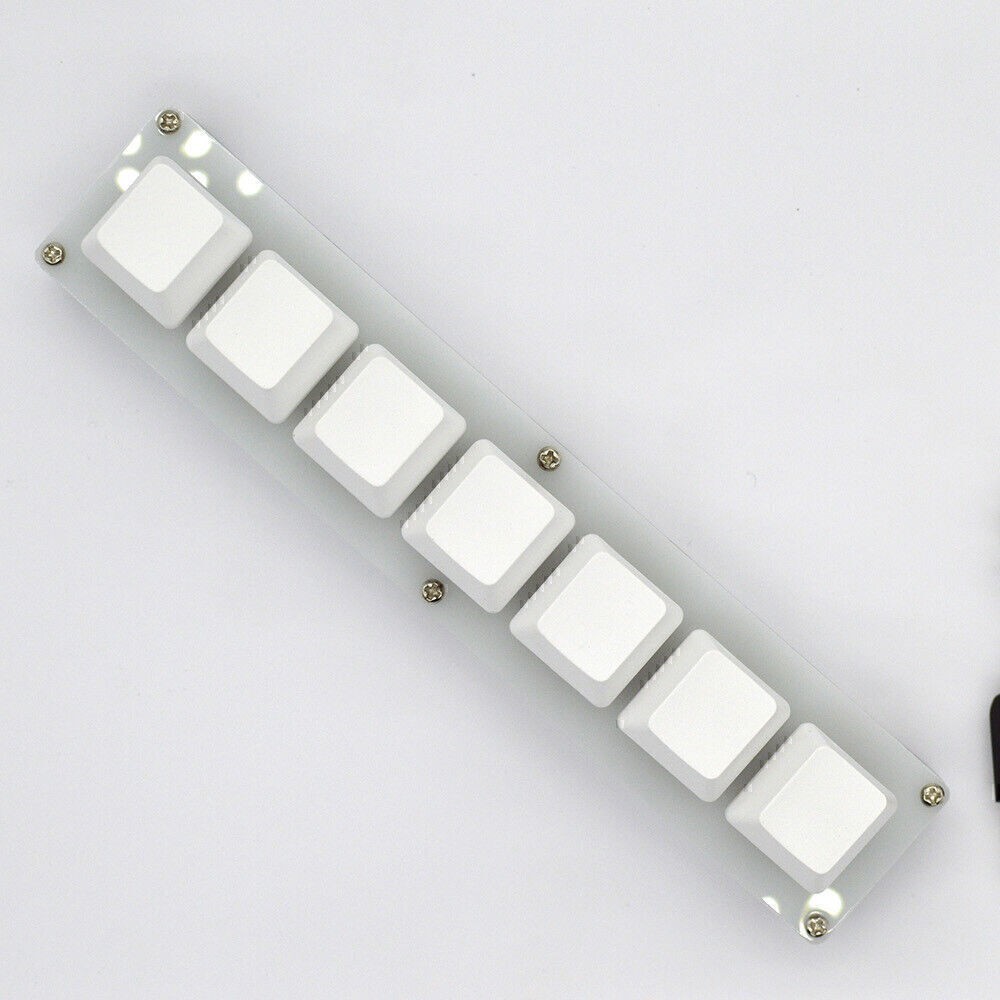 7 Keys HID Standard Keyboard USB Interface Custom Macro Mini Mechanical Keyboard
