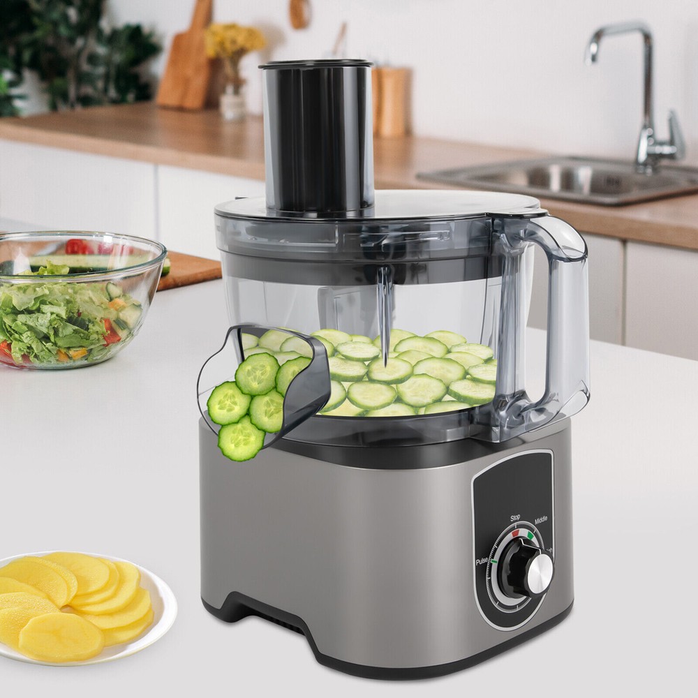 3-In-1 Electric Vegetable Slicing Machine Fruit Dicing Machine Food Processor