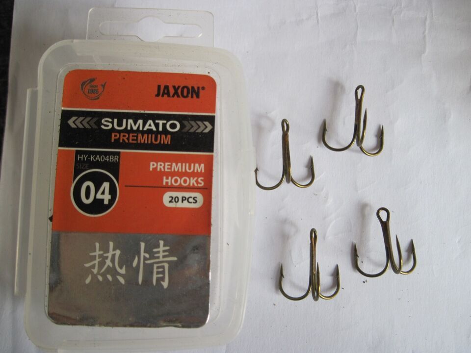 Barbed Treble Hooks Size 02-12 (see full description below)