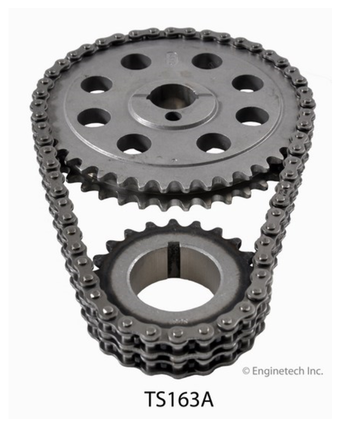 HD Double Roller Timing Chain Set for Ford SBF 302 347 351W Windsor 5.0L 5.8L