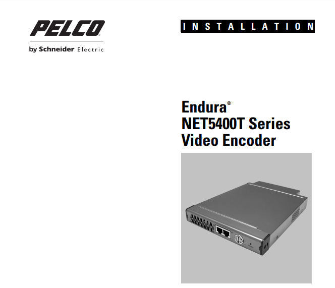 PELCO NET5400 POWER SUPPLY
