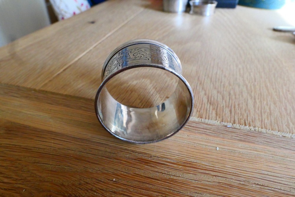 Leaves Silver Napkin ring