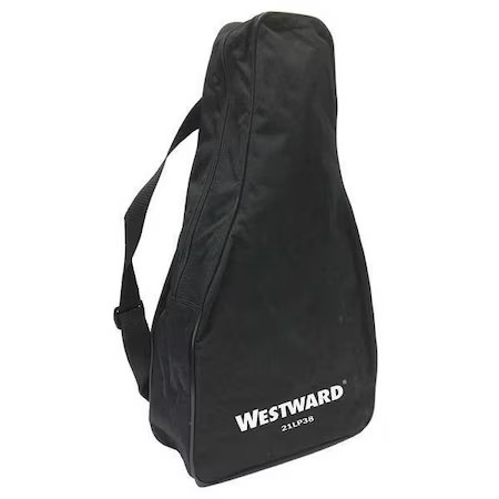 Westward 21Lp38 Measuring Wheel Bag, Poly, 11 To 12 In