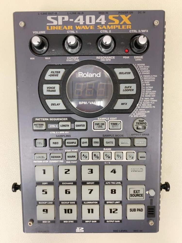 Roland SP-404SX Compact Linear Wave Sampler