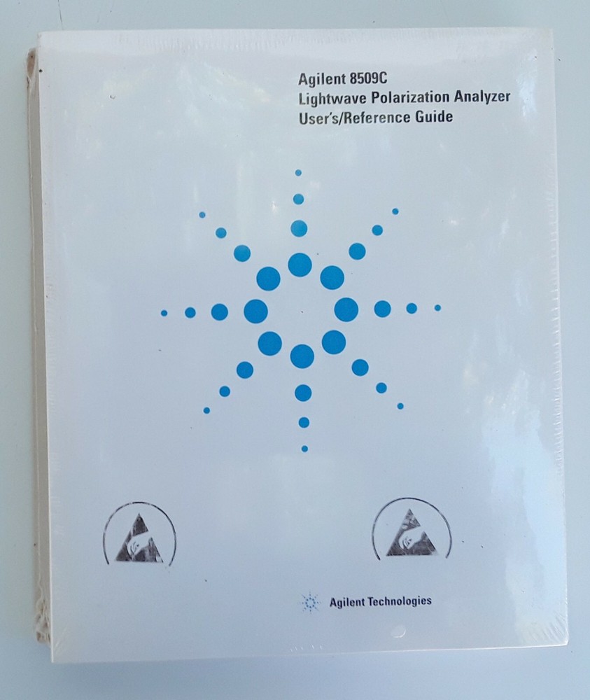 Agilent  8509C Lightwave Polarization Analyzer User's Reference Guide