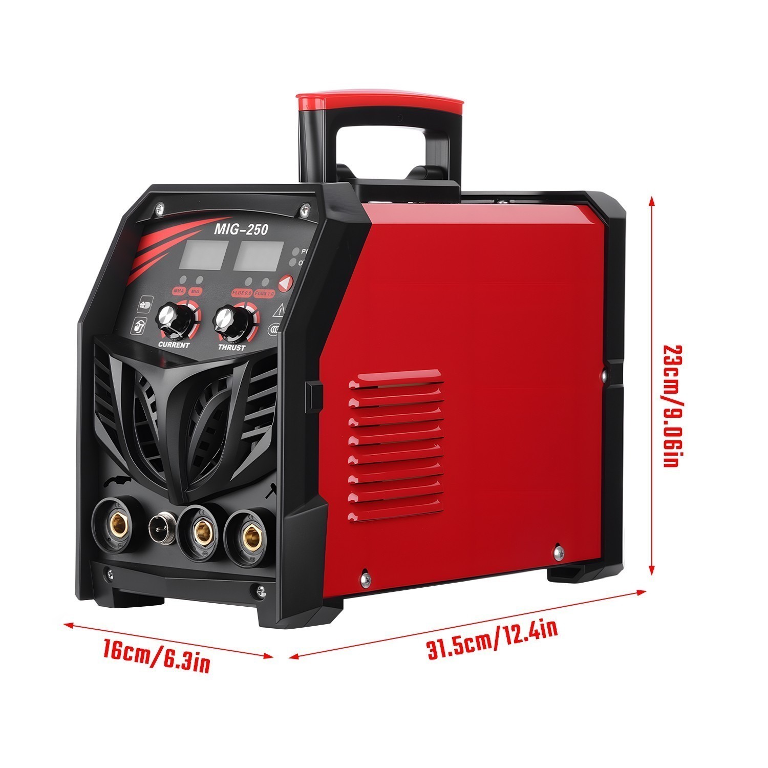 250A MIG Welder 110V Flux Core MIG Welder/Lift TIG/Stick 3 in 1 Welding Machine