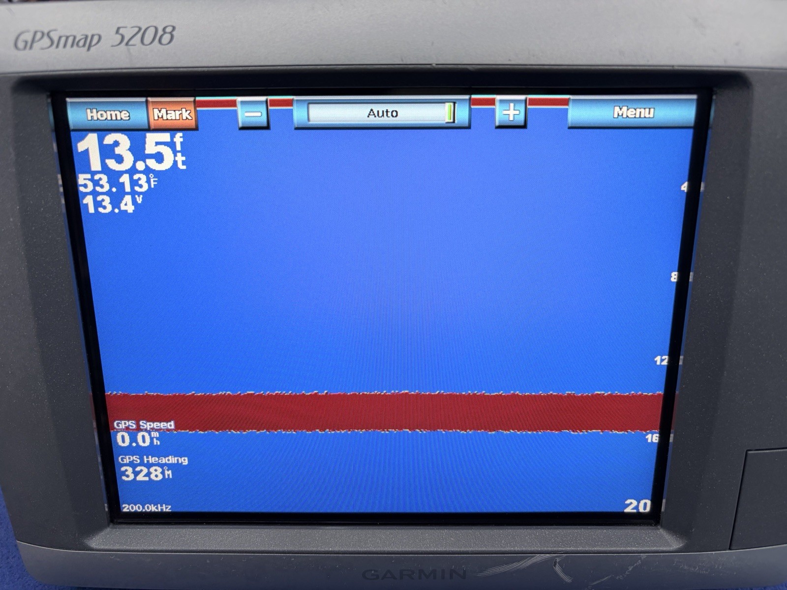 Garmin GPSmap 5208 GPS Chartplotter Multifunction Display Unit- Tested Working