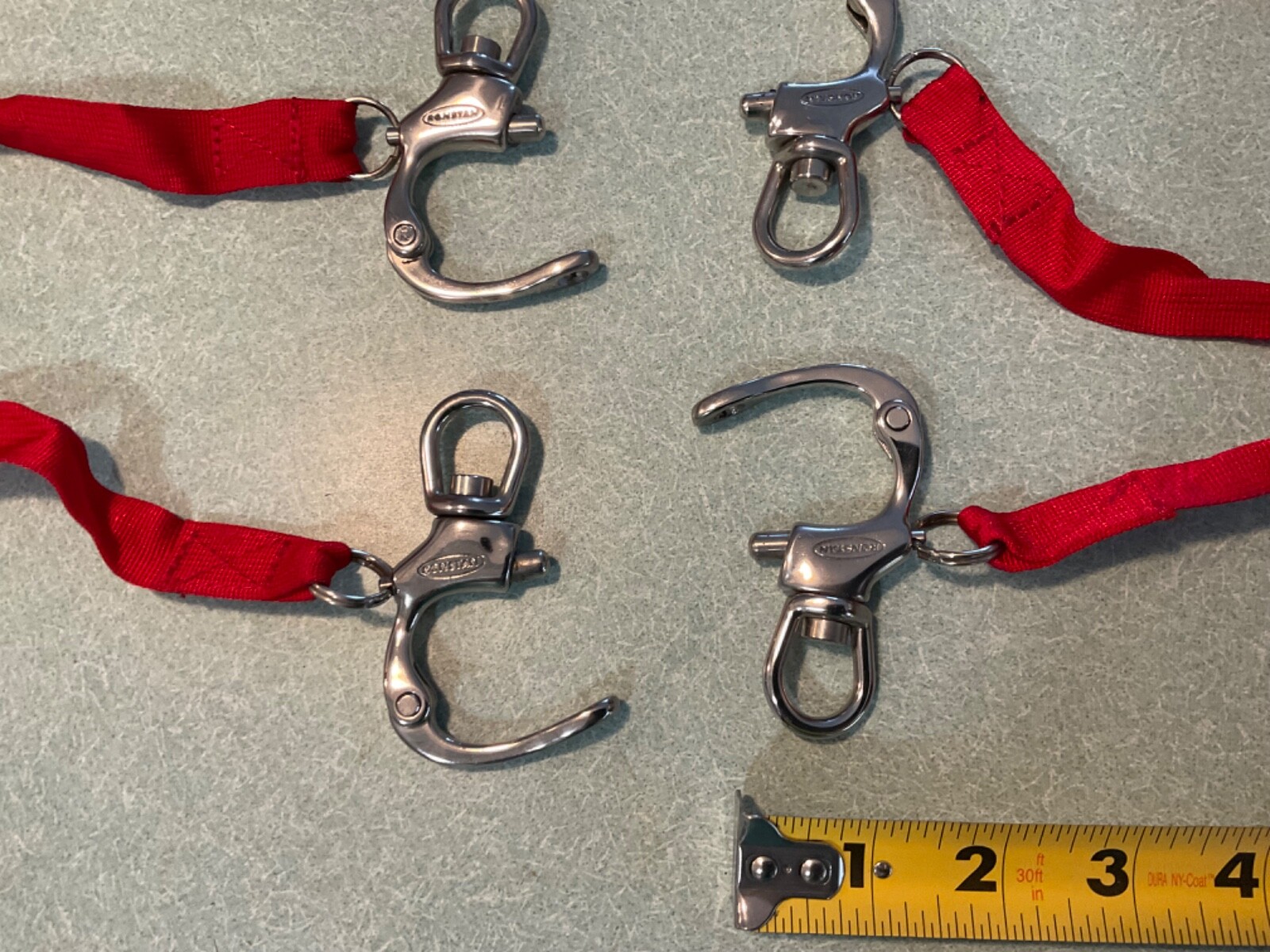 Ronstan Snap Shackle - Large Swivel Bail - 73mm(2-7/8) with 9 inch quick release