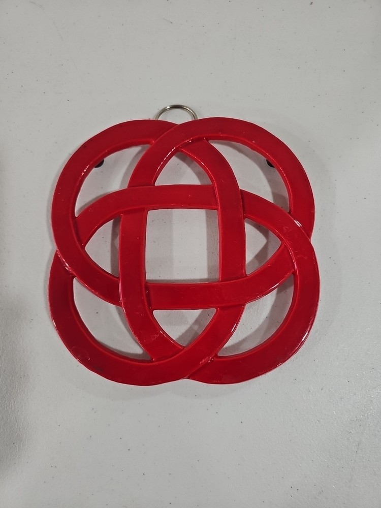 Cast Iron Trivet Core Kitchen Red