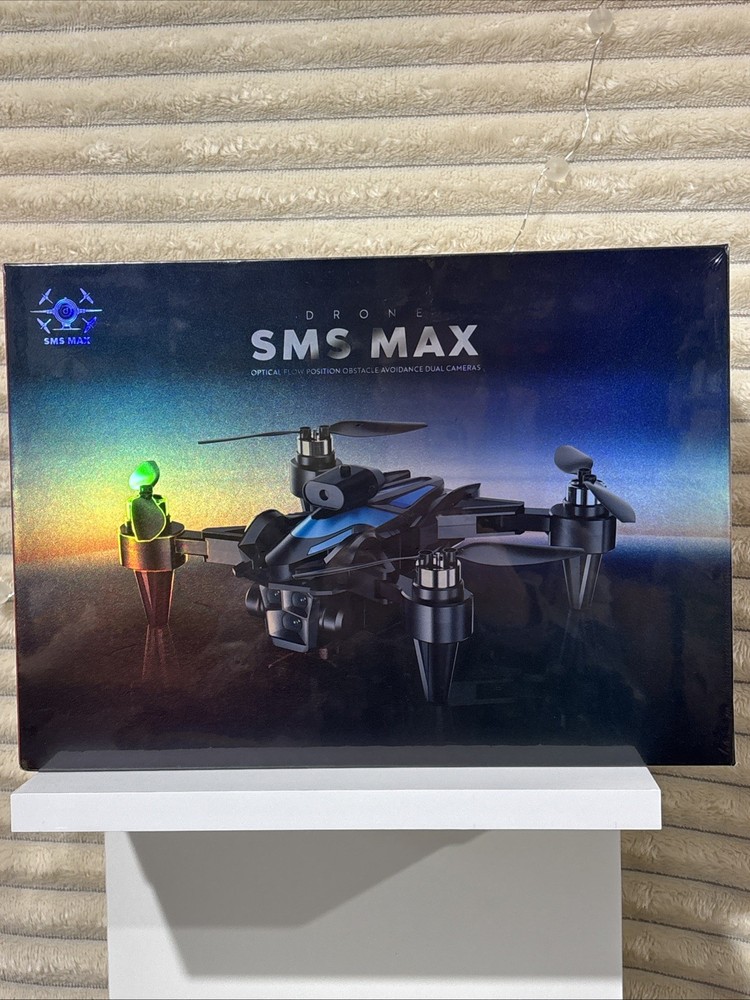 SMS Max Drone 4K With Screen Remote Controller Optical Flow Dual Cameras