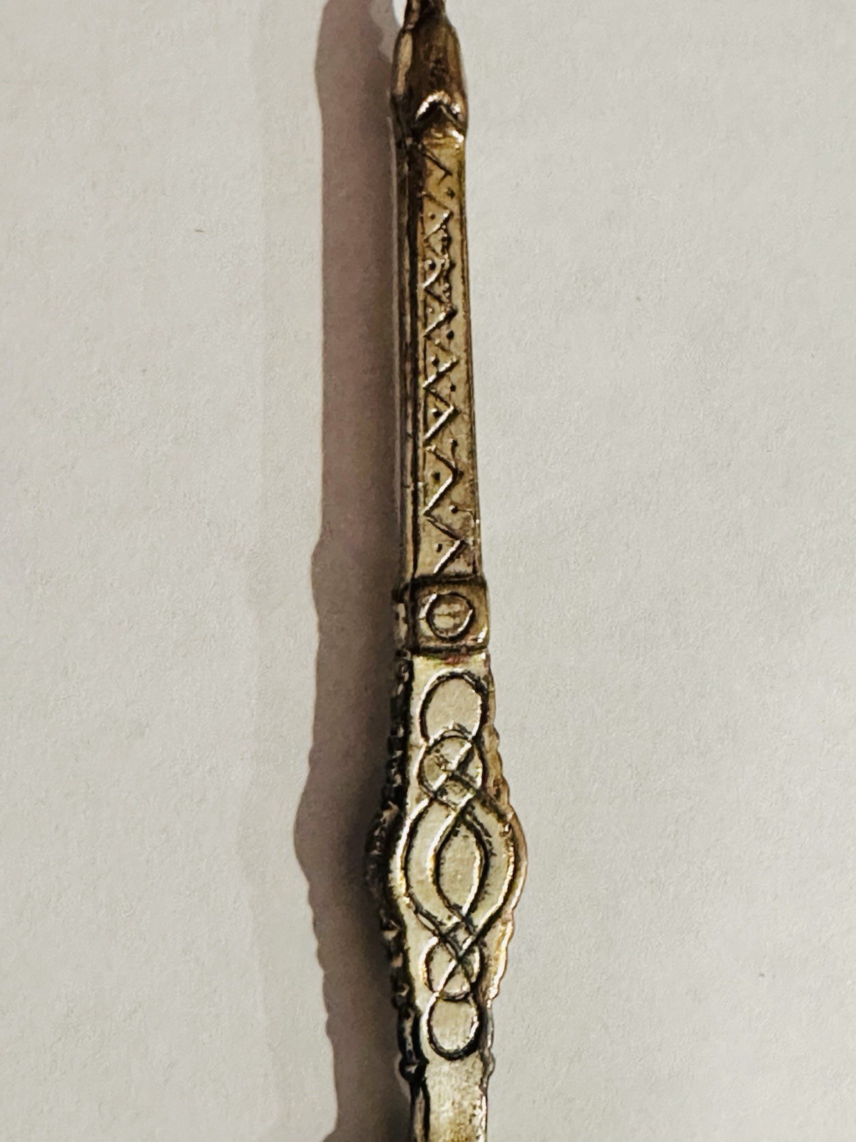 English Estate Sterling Silver Coffee Spoon GW London 1952 4 5/8"