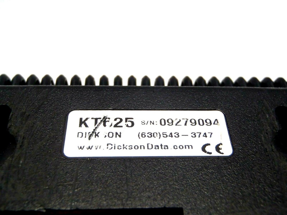 Dickson KT625 Temperature Recorder 6 Inch Missing Chart