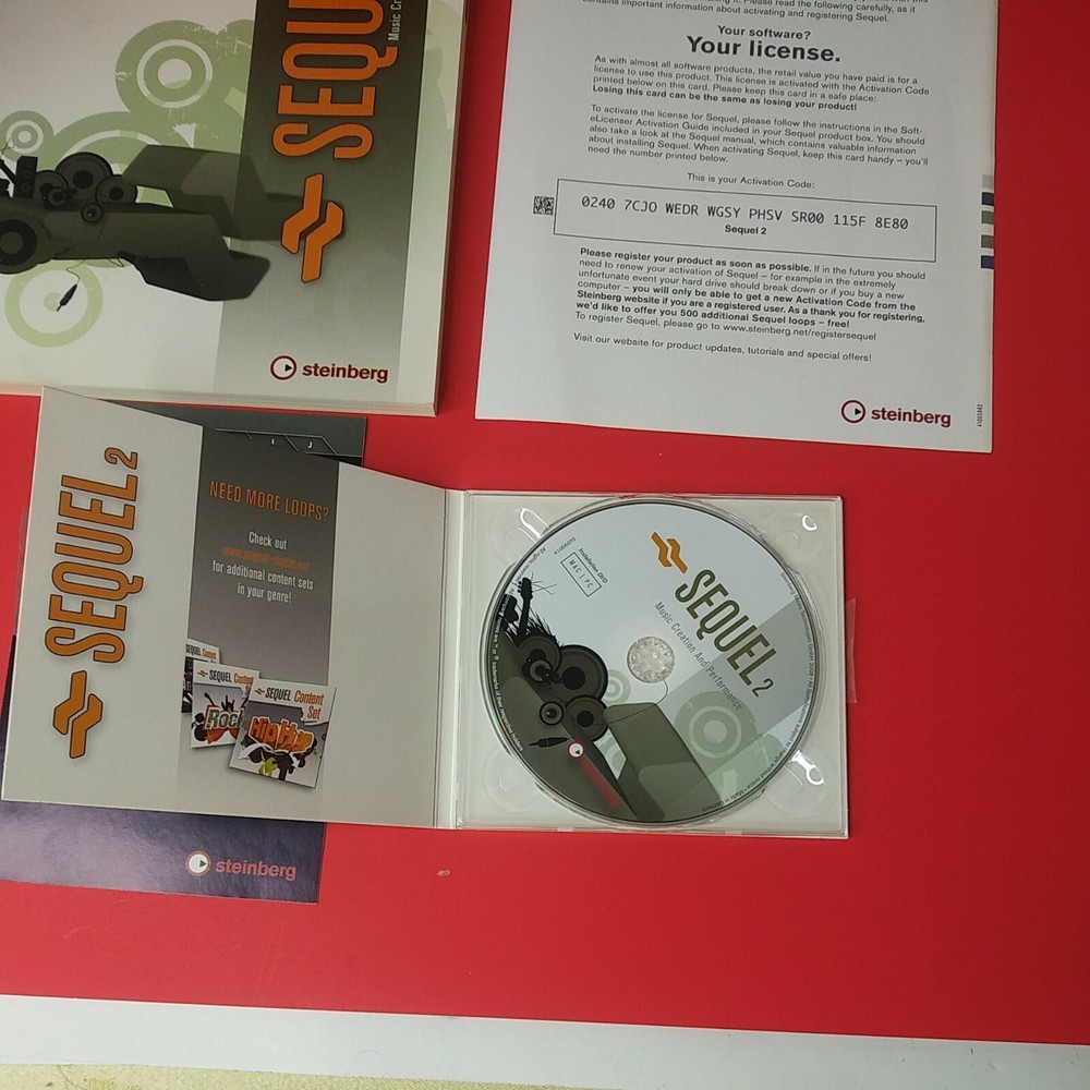 Sequel 2 Music Creation Performance Recording Software Steinberg Sequel2 TESTED