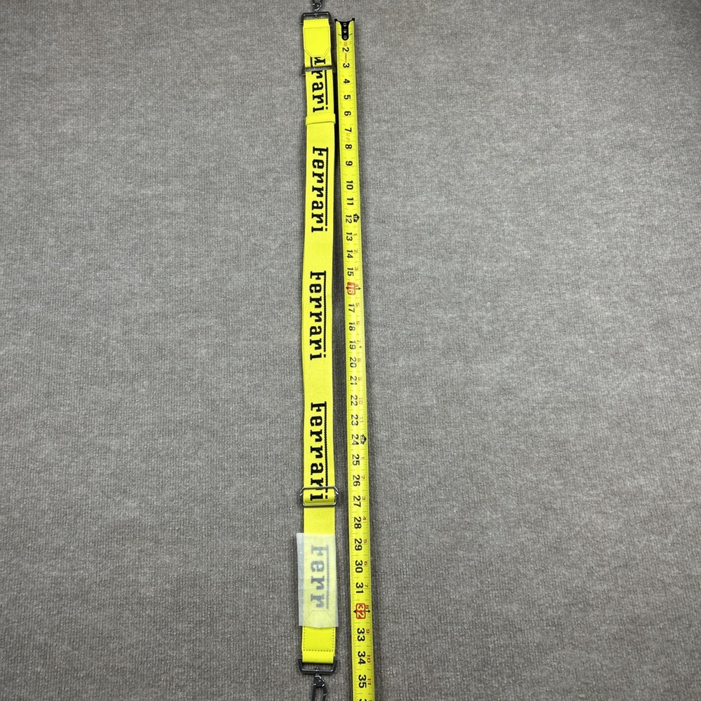 Ferrari Racing Yellow Camera Strap Adjustable Length