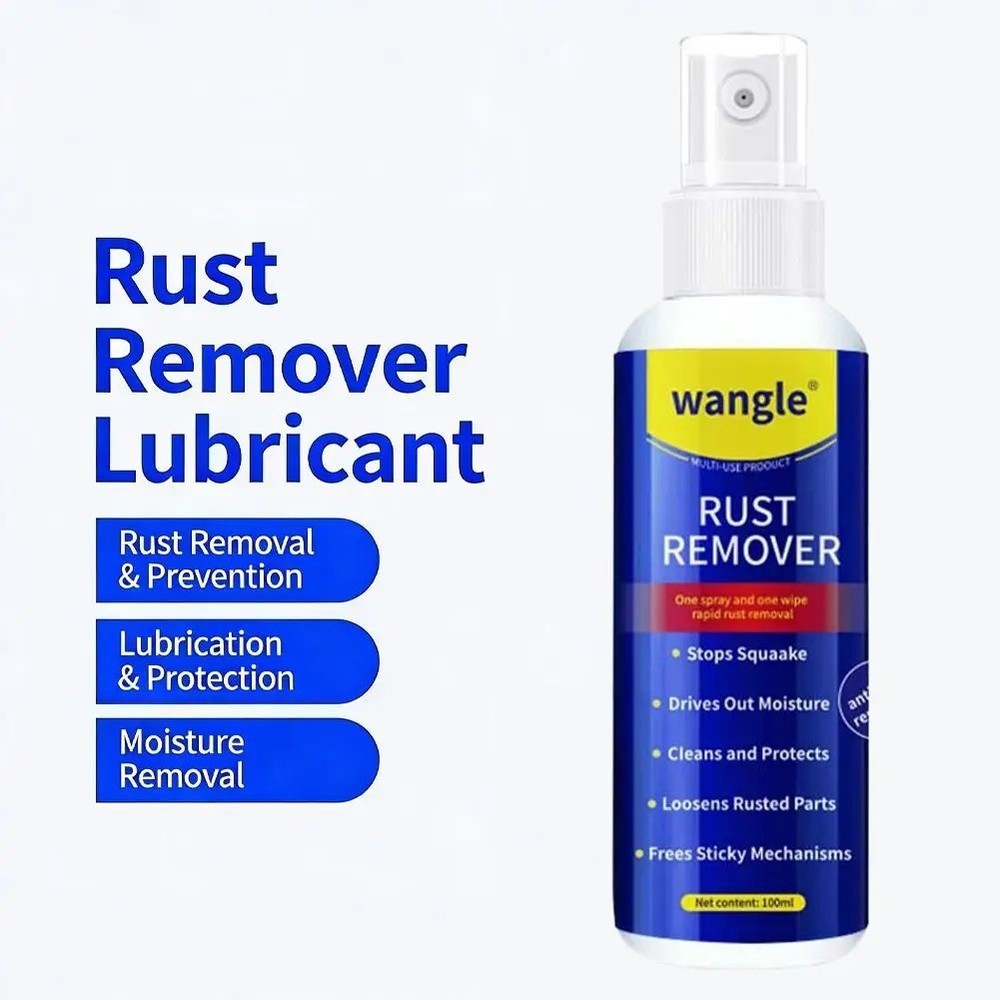 Wangle Rust Remover, Anti-Rust Lubricant Spray & Rust Remover Easy Application