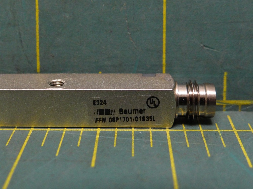 Baumer IFFM 08P1701/O1S35L Inductive Proximity Switch M8 Connector Rectangular