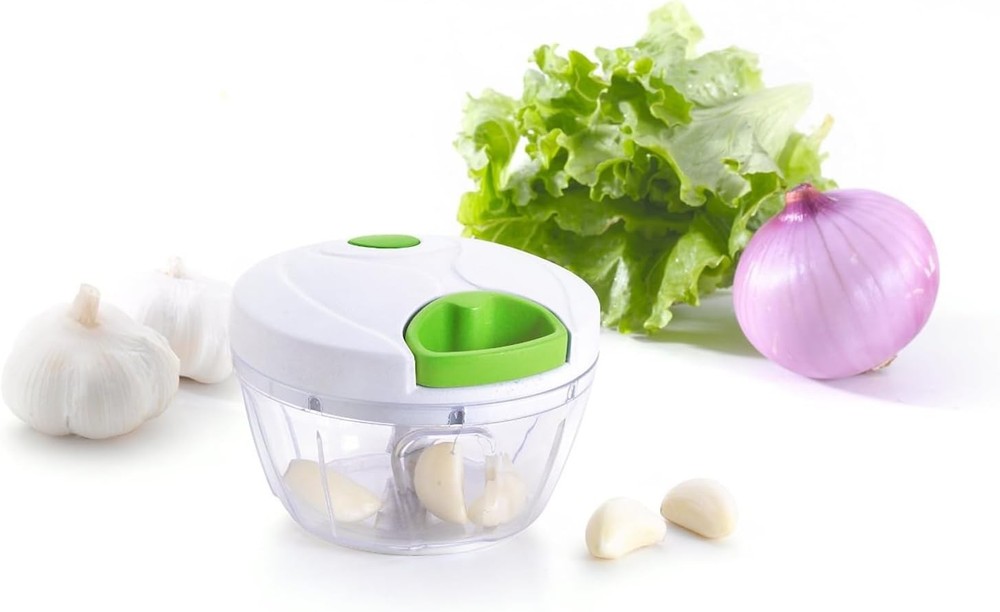 Manual Food Processor - Efficient Mini Pull Chopper, Hand Food Chopper for Easy