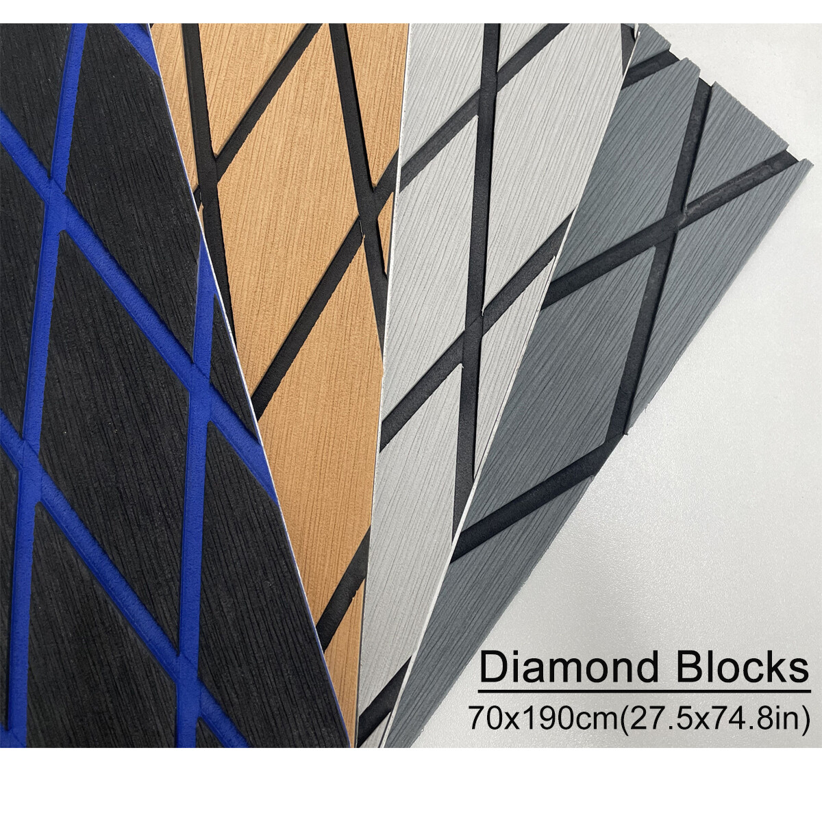 Diamond Type EVA Foam Boat Flooring Sheet Mat Nonslip Marine Sea Decking Carpet