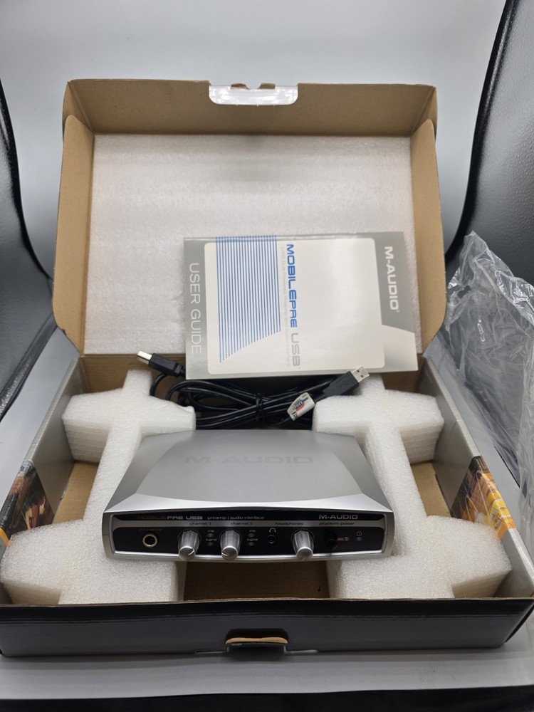 M-Audio MOBILEPRE USB 2 Channel Bus Powered Preamp & Audio Interface. Unit Only