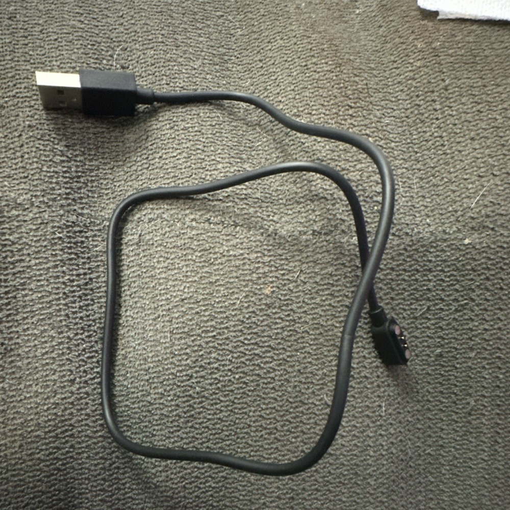 Purple Activity Tracker pedometer with Charging Cable