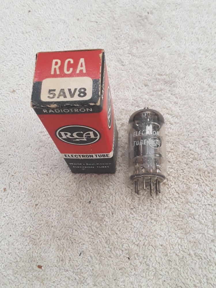 NOS RCA 5AV8 Vacuum tube