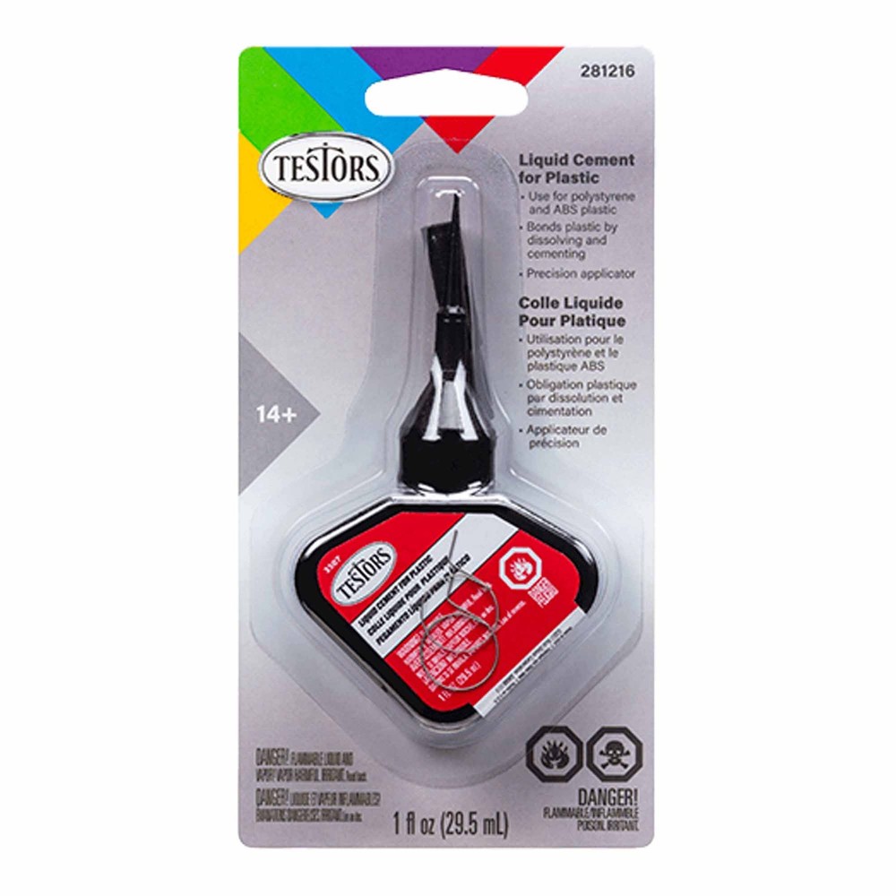 Testor Corp. Liquid Cement with Precision Applicator 1oz TES281216 Misc.