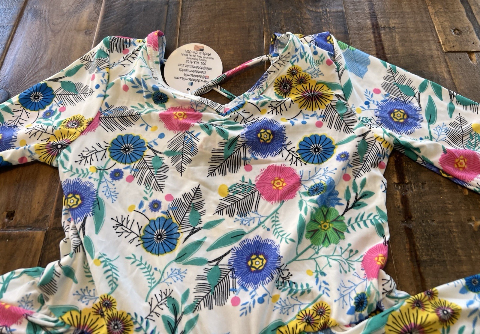 Dot Dot Smile size 7 girls floral Ballerina twirl dress new