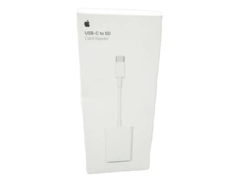 Apple USB-C to SD Card Reader A2082 White MW653AM/A Genuine