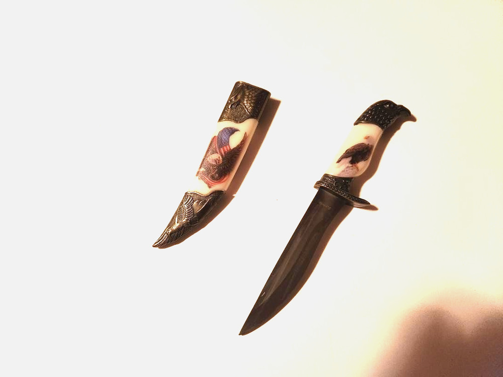 AMERICAN EAGLE Wildlife Dagger in Sheath