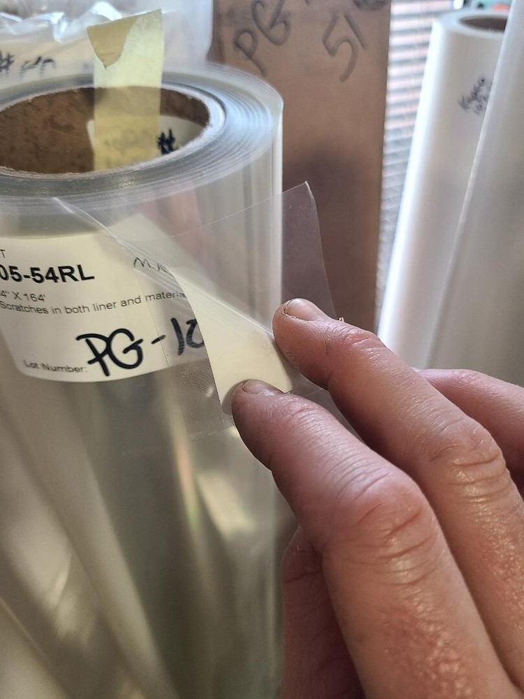 2.0mil Gloss Clear Polyester Self-Adhesive Laminate