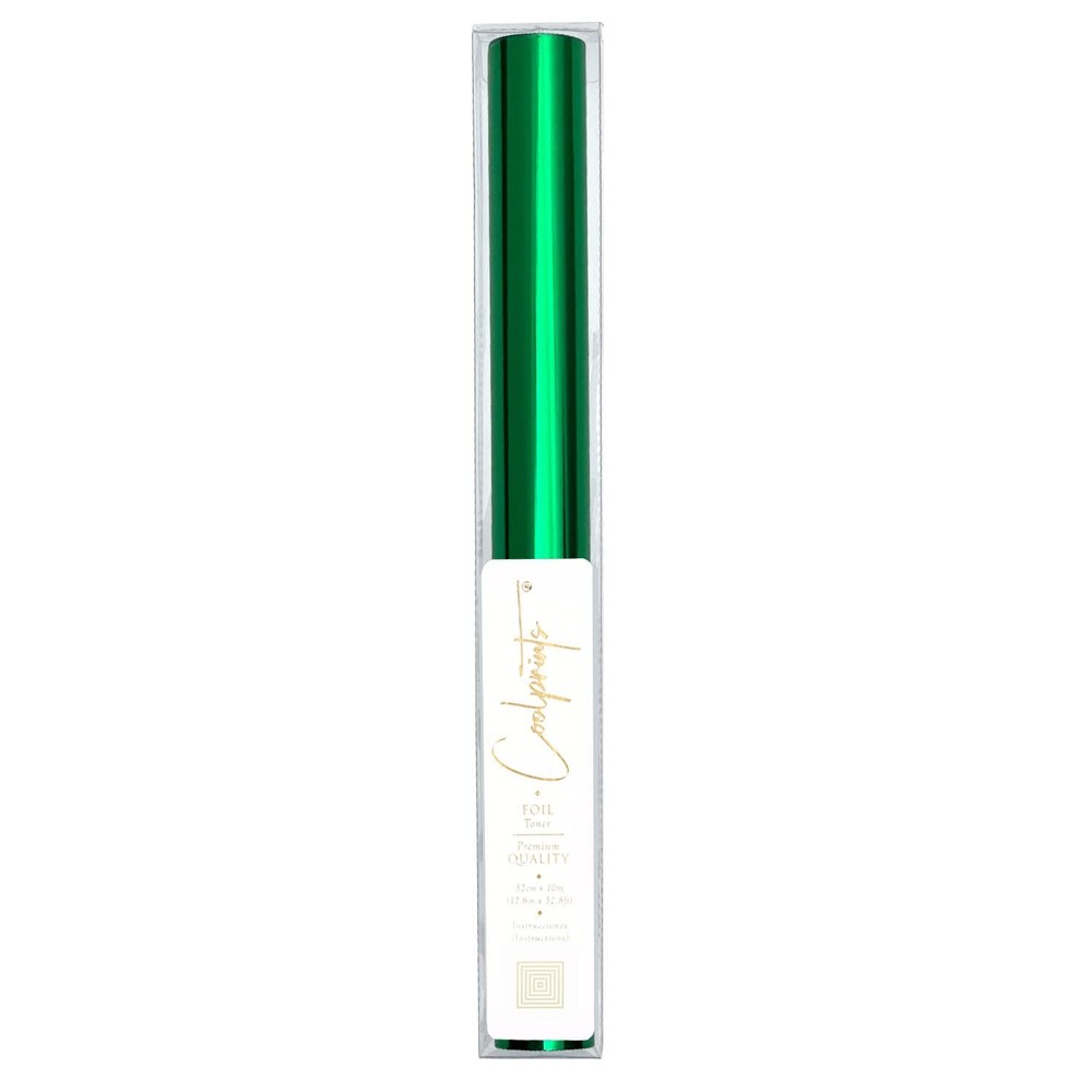 Coolprints Foil for Laminator and Laser Printer, Toner, Basic Green