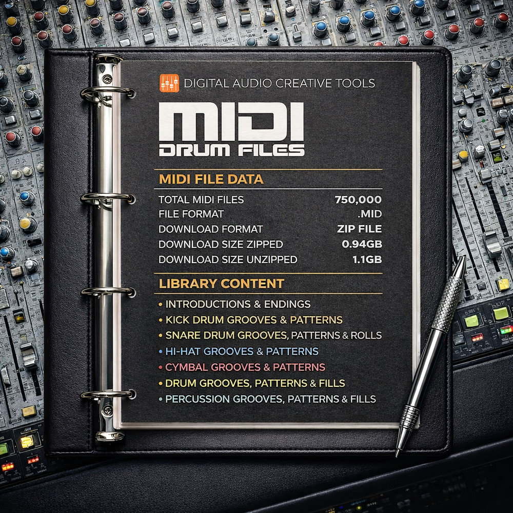 MIDI Drum Files Production Tool Library
