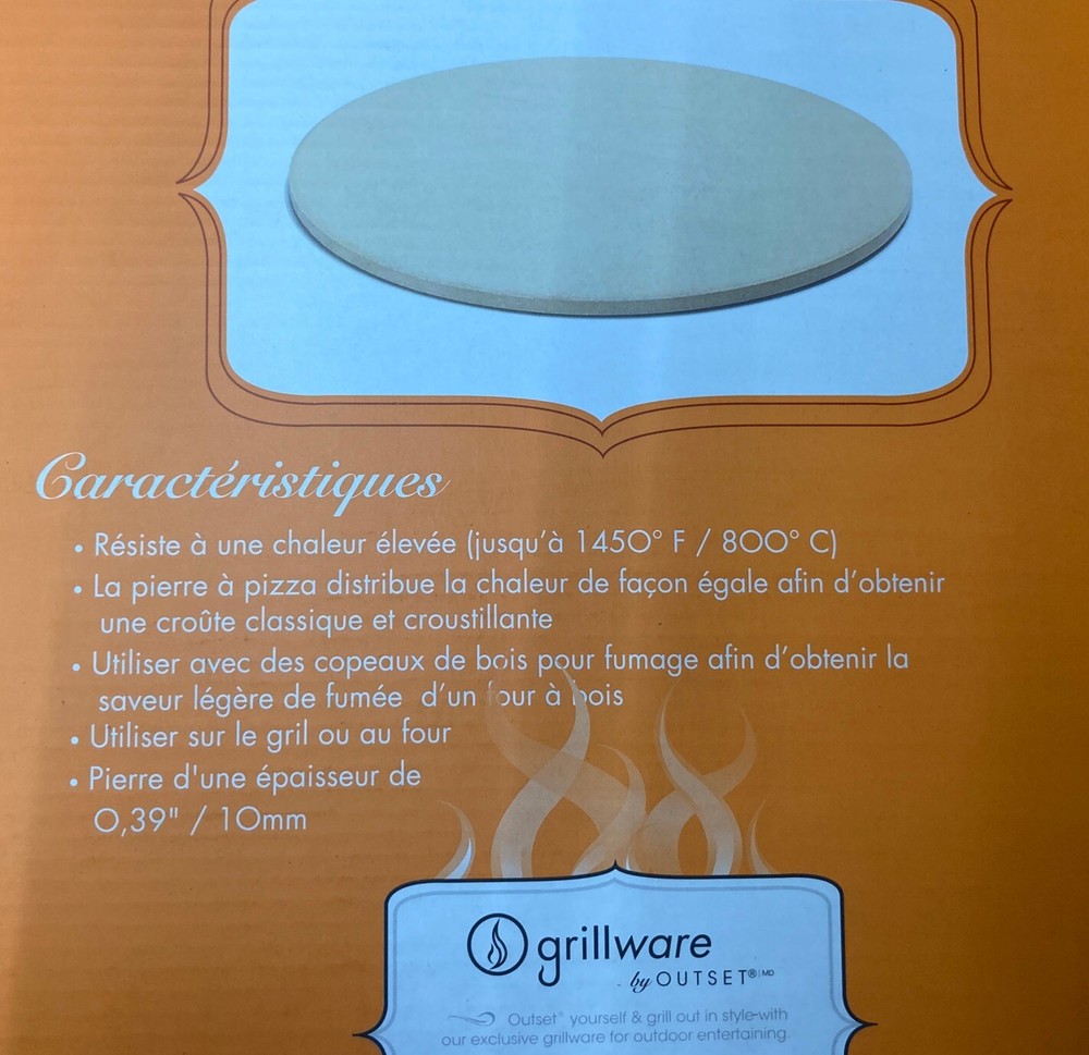 13 Inch Round Pizza Grill Stone 13”