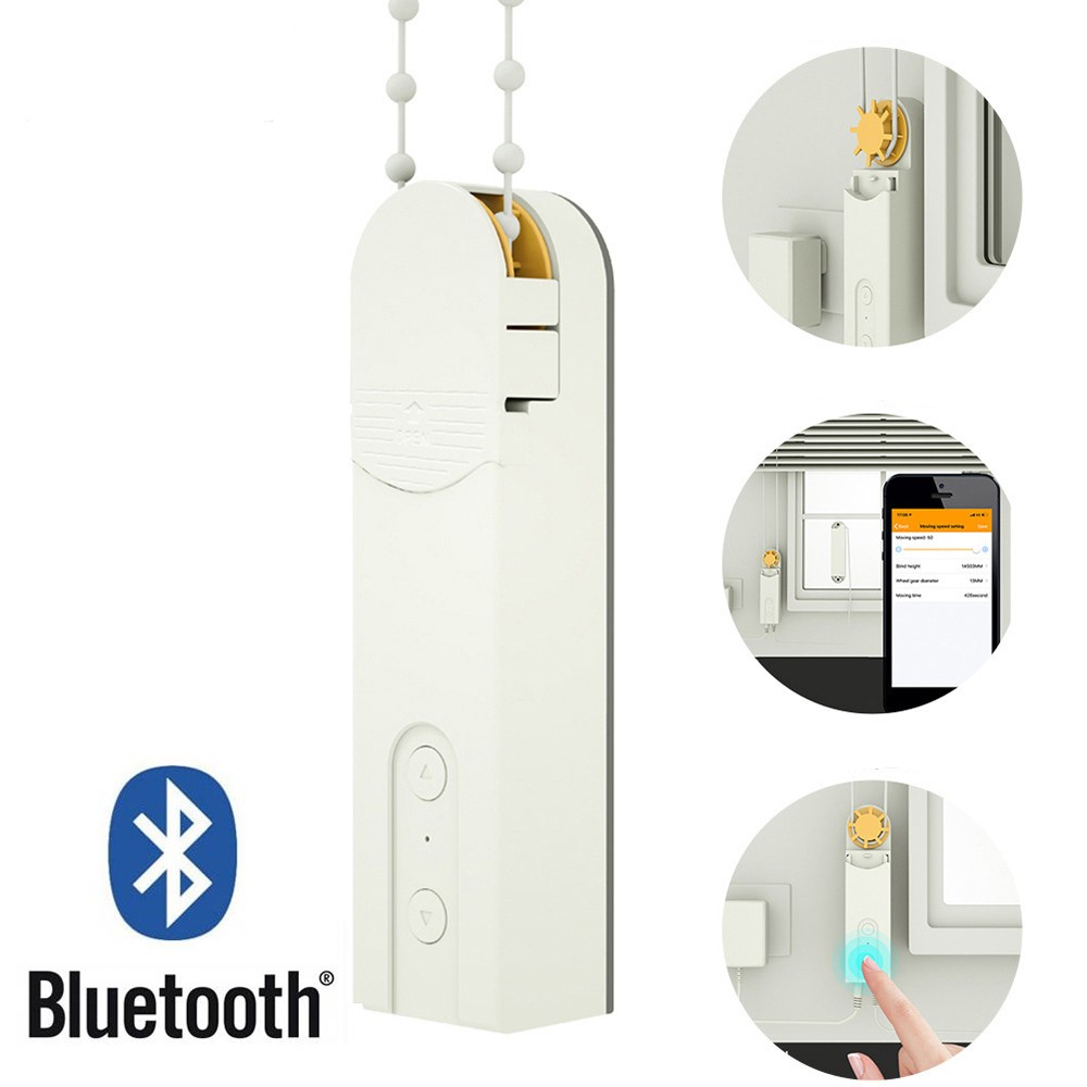 Smart Curtain Motor Roller Blinds Shutter Drive DIY With Solar Panel NEW